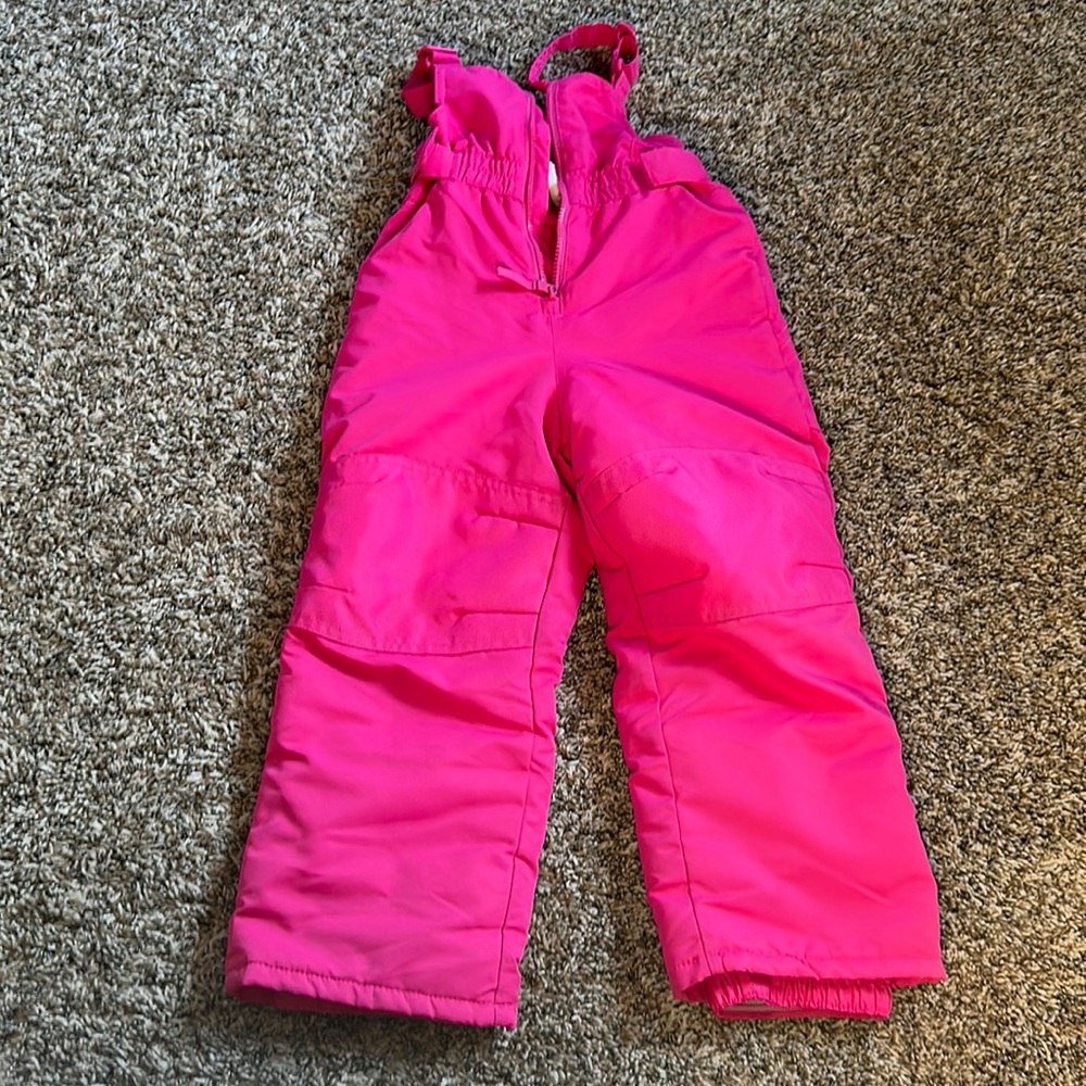 Pink Kids Snow Pants